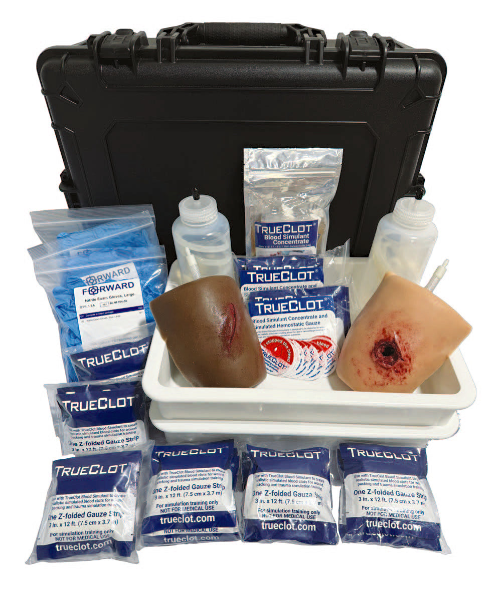 TRUECLOT® BLEEDING CONTROL TRAINING KIT (10-20 STUDENTS)