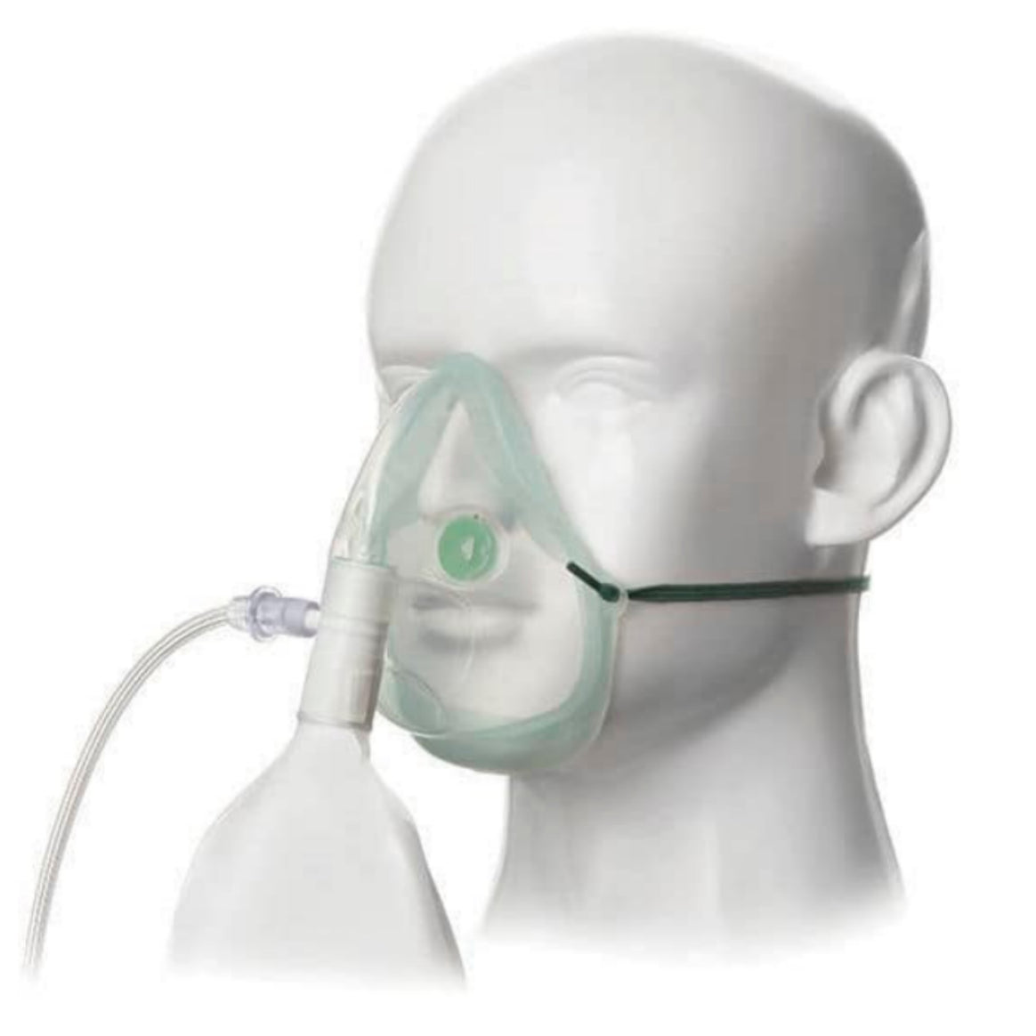 EcoLite™ High Concentration Oxygen Mask with Tubing, Adult, CS/24