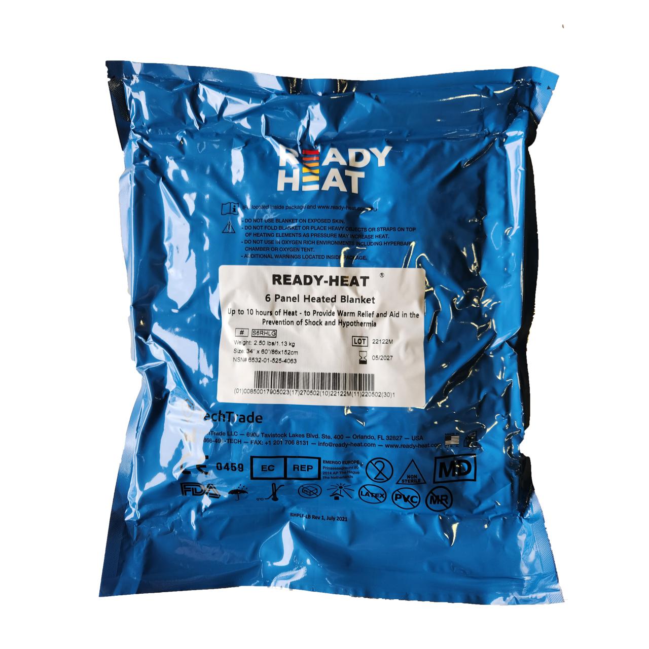Blanket Heated Ready Heat, 6 Panel-Integrated MedCraft