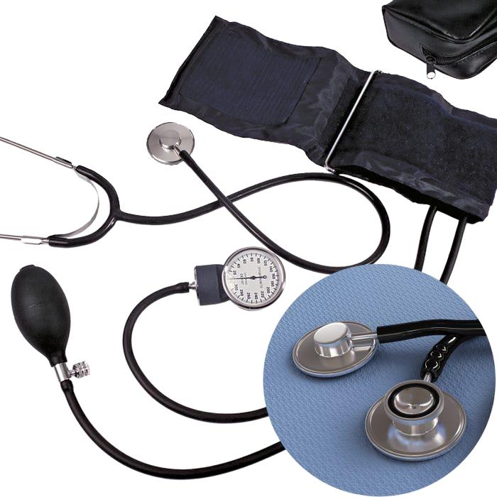 Belmalia Manual Arm Blood Pressure Monitor with Dual Head Stethoscope, –  BABACLICK