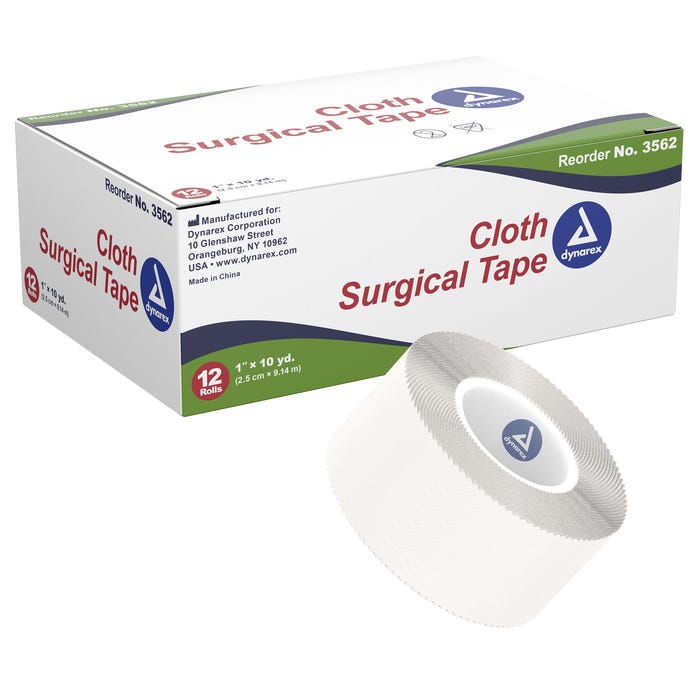 Cloth Surgical Tape, 1" x 10 yds, BX/12-Integrated MedCraft