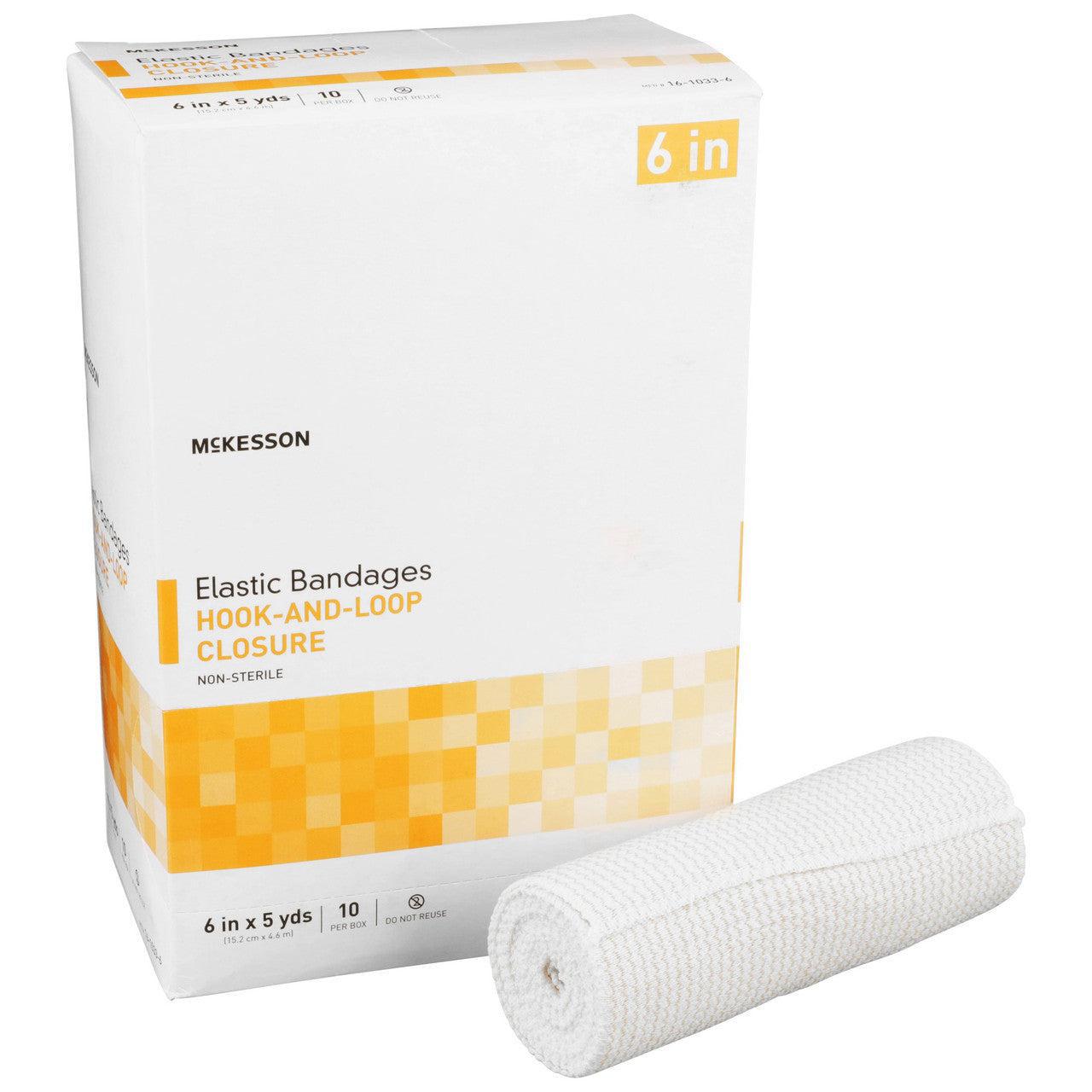 Elastic Bandage McKesson 6" X 5 Yd, BX/10-Integrated MedCraft