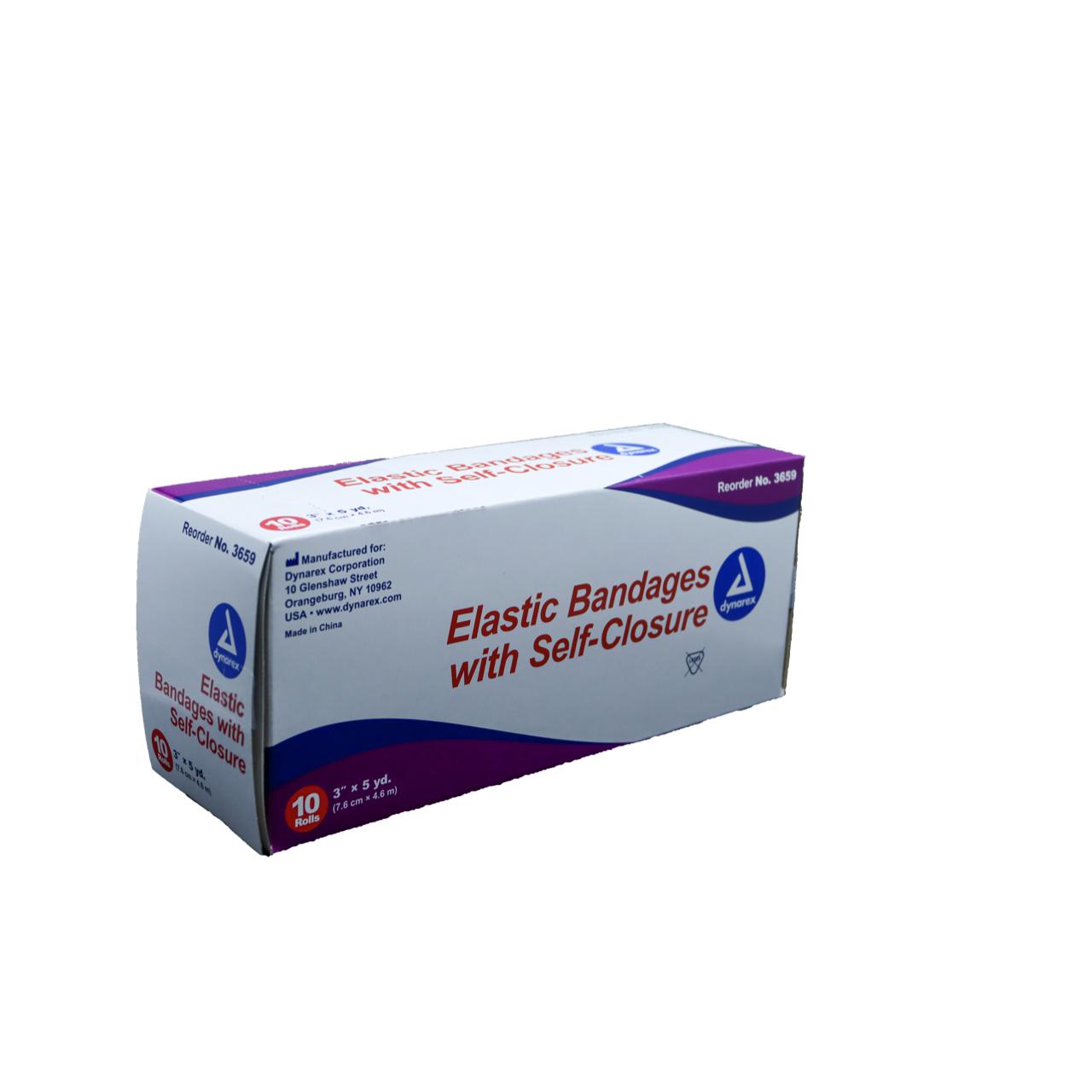 Elastic Bandage with Self-Closure, 3" x 5yds, BX/10-Integrated MedCraft