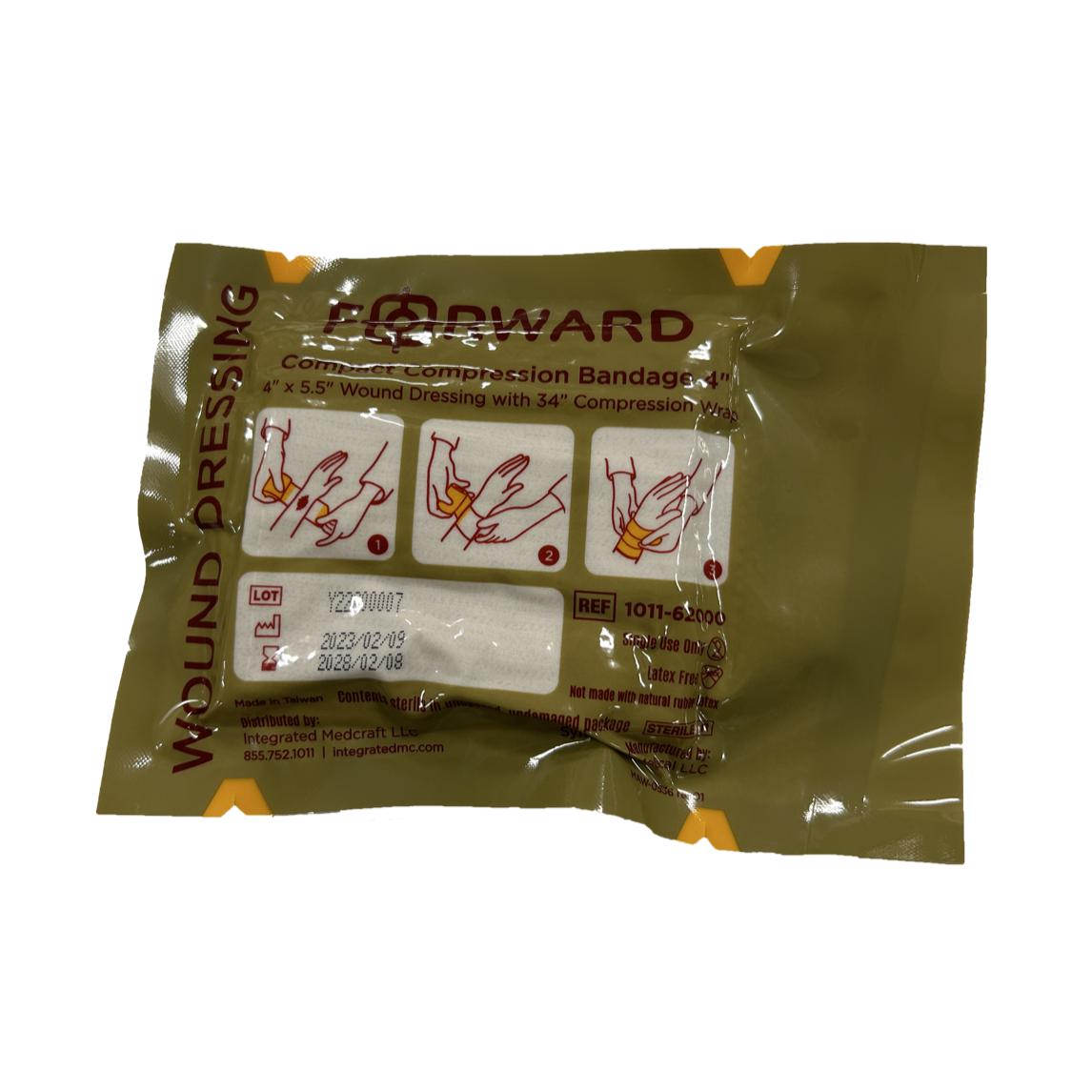 Forward Compact Wound Compression Bandage 4", EA Forward Compact Wound Compression Bandage 4", EA