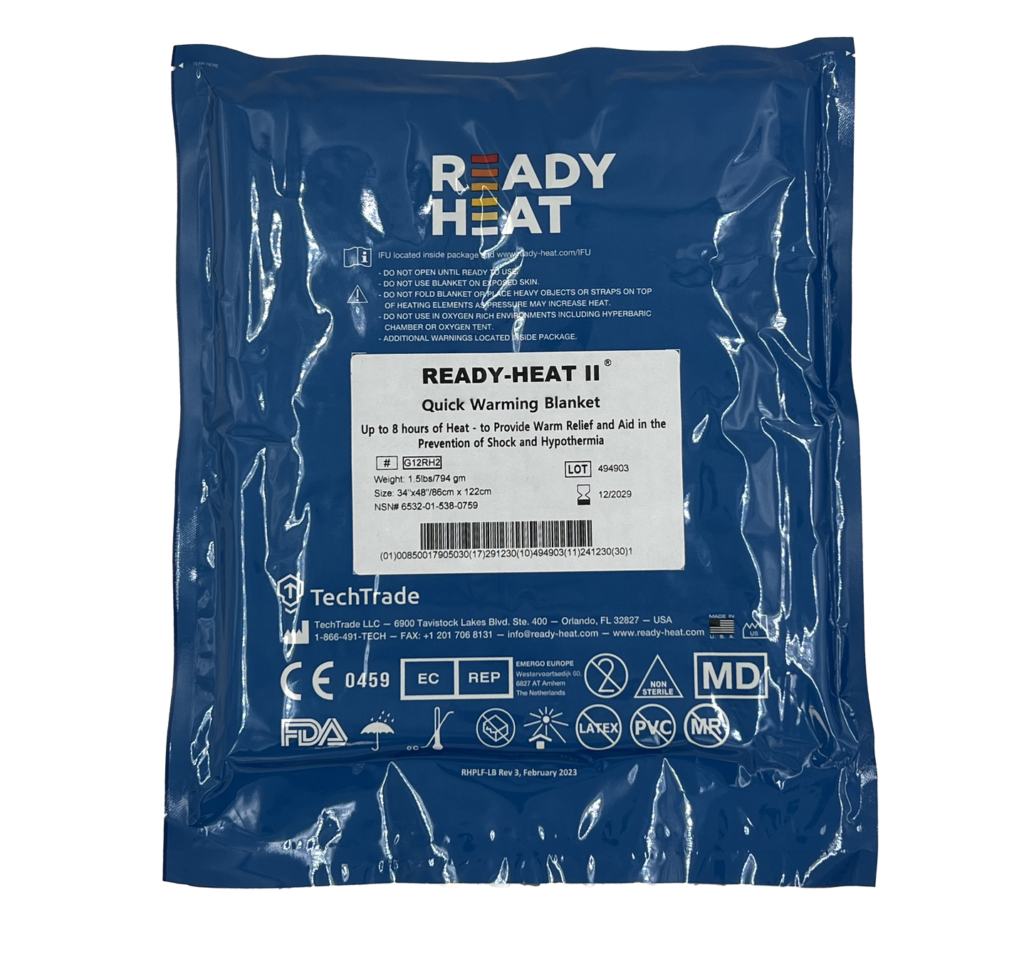 Blanket Heated Ready Heat, 12 Panel