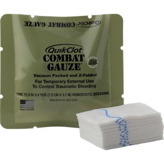 QuikClot Combat Gauze (Z-Fold), EA-Integrated MedCraft