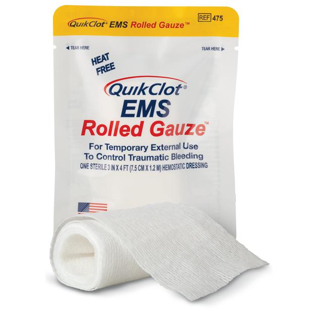 QuikClot® EMS Rolled Gauze-Integrated MedCraft