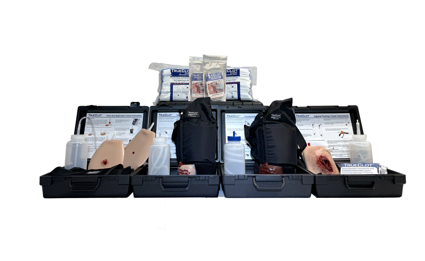 TRUECLOT® WEARABLE BLEEDING CONTROL TRAINING KIT (20-35 STUDENTS)
