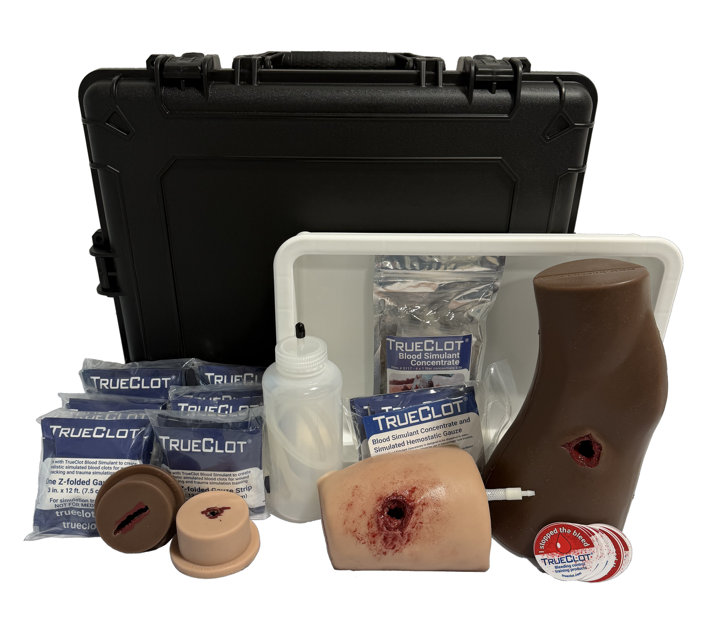 TRUECLOT® ADVANCED BLEEDING CONTROL TRAINING KIT (10-20 STUDENTS)