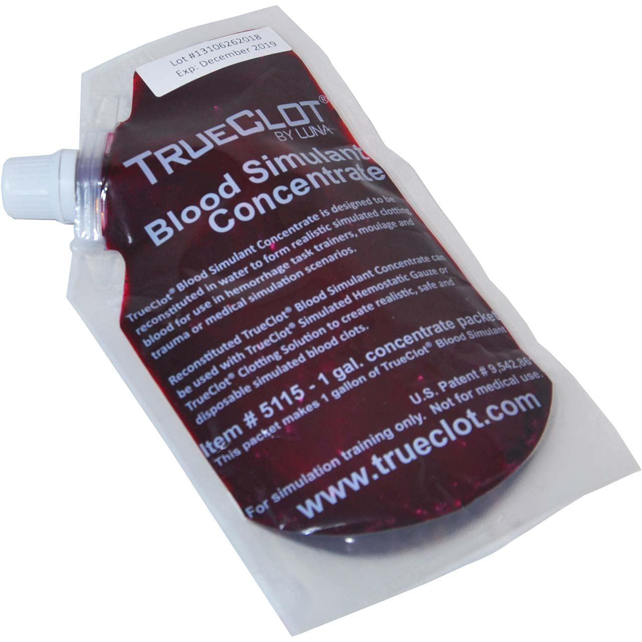 TrueClot® Blood Simulant Concentrate, 1 Gallon-Integrated MedCraft