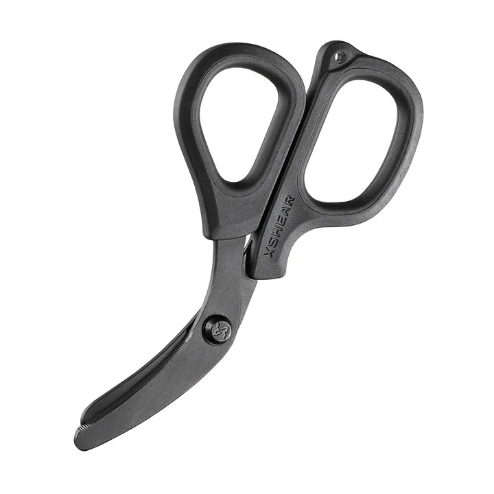 XShear Mini 6” Trauma Shear, Black Titanium Coated Blade, Black Handles