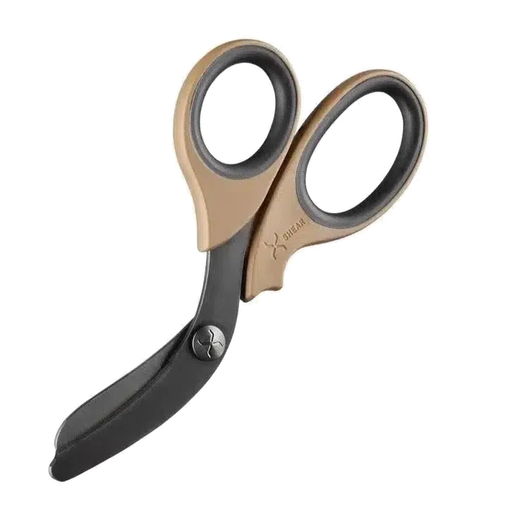 XShear 7.5” Heavy Duty Trauma Shears, Titanium Coated Stainless Steel Blades-Integrated MedCraft