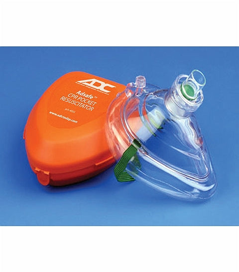 CPR Pocket Resuscitator w/Case-Airway-American Diagnostic Corp-Integrated MedCraft