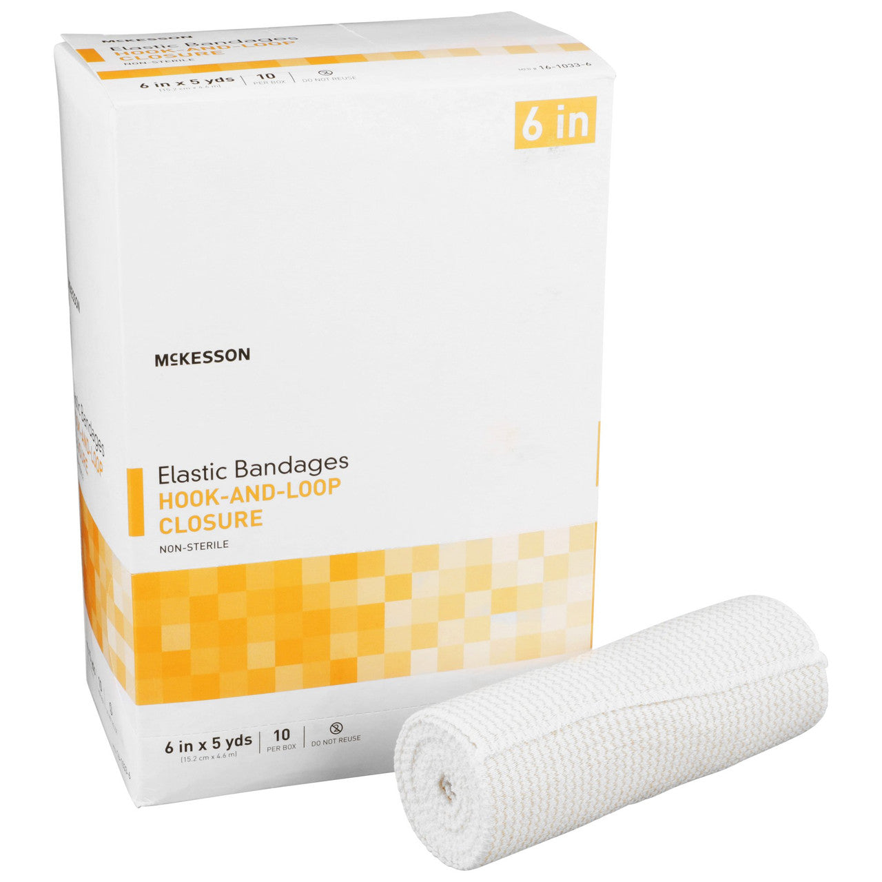 Elastic Bandage McKesson 6" X 5 Yd, BX/10