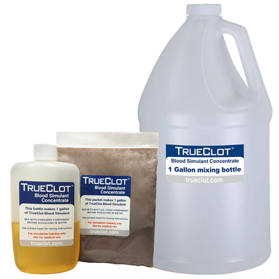TrueClot® Blood Simulant Concentrate, Gallon with Bottle