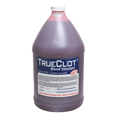 TRUECLOT Blood Simulant, Pre-Mix 1 gallon, EA