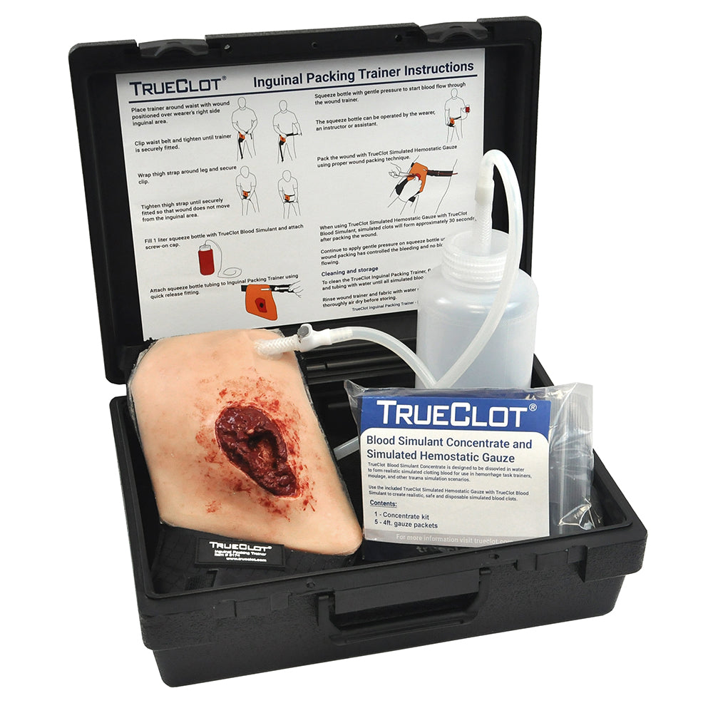 TrueClot Inguinal Trainer, Light Skin Tone