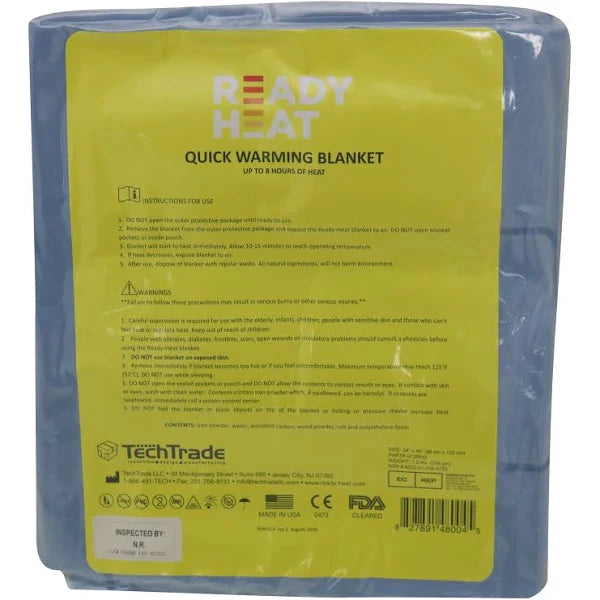 Blanket Heated Ready Heat, 12 Panel-Tech Trade-Integrated MedCraft