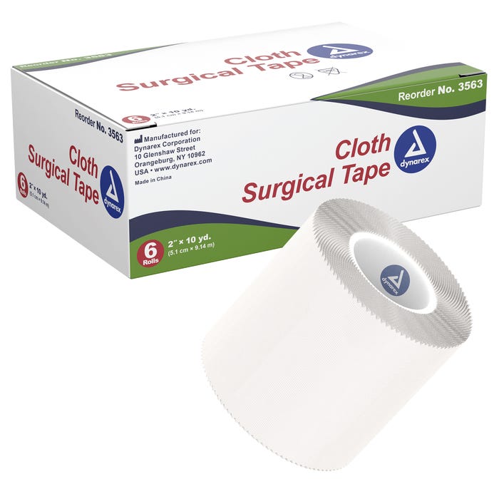 Cloth Surgical Tape, 2" x 10 yds, BX/6-Integrated MedCraft