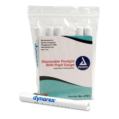 Disposable Penlight, PK/6-Dynarex-Integrated MedCraft