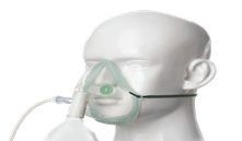 EcoLite™ High Concentration Oxygen Mask with Tubing, Adult, CS/24