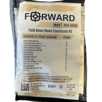 FORWARD Donor Blood Transfusion Kit-Integrated MedCraft