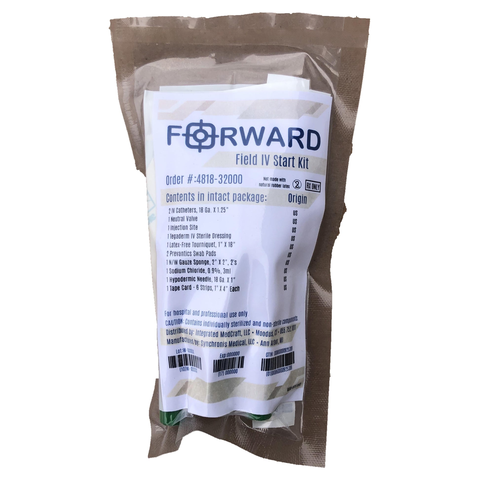 FORWARD Field IV Start Kit (Conventional Needle)-Integrated MedCraft-Integrated MedCraft
