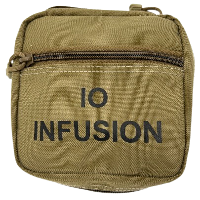 FORWARD IO Infusion Kit with Molle Carry Case, Coyote Brown-Integrated MedCraft