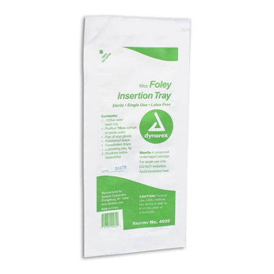 Foley Insertion Tray w/10cc Prefilled Syringe, Cath not included, sterile, EA-Integrated MedCraft