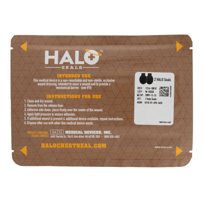 HALO Seal IFAK Two Pack, Package 7” x 5”-Medical Devices Inc-Integrated MedCraft