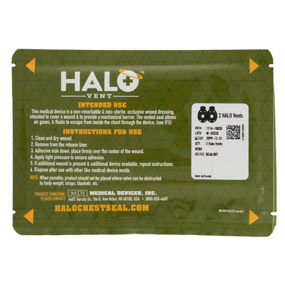 HALO Vent IFAK Two Pack, Package 7” x 5”-Integrated MedCraft