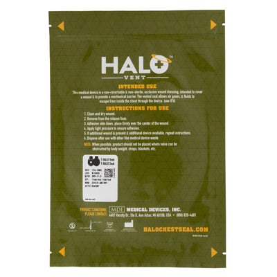 Halo Vent Combo Pack, Flat package 10.75 x 7.5-Integrated MedCraft