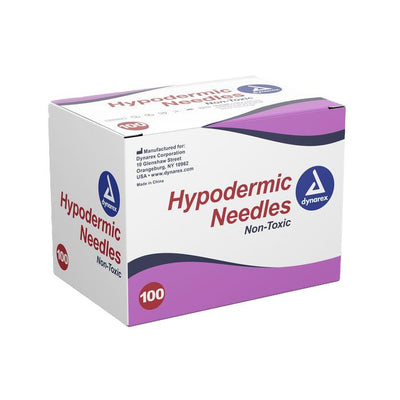 Hypodermic Needle - Non-Safety, 22G, 1" needle, BX/100-Dynarex-Integrated MedCraft