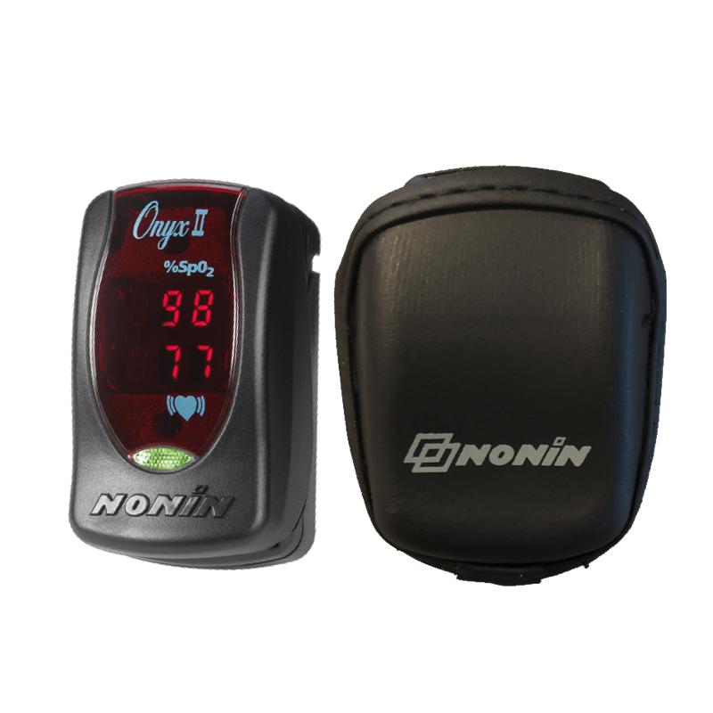 Onyx II 9550 Military Model Finger Pulse Oximeter with Soft Case NSN 6515-01-557-1136-Nonin-Integrated MedCraft