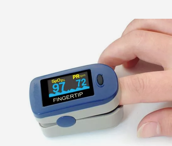 FingerTip Pulse Oximeter with Spo2 and Pleth Wave Form