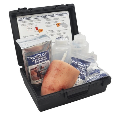 TrueClot Hemorrhage Kit, Gunshot Through-and-Through, Z Fold, Light Skin Tone