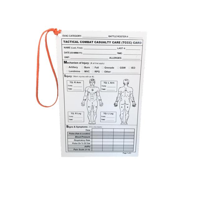 Triage Card DD1380 – Integrated MedCraft