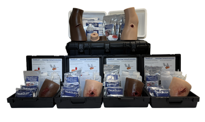 TRUECLOT® EXPANDED SCENARIO & CLASSROOM BLEEDING CONTROL TRAINING KIT (50+ STUDENTS)