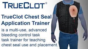 TrueClot Chest Seal Trainer - Light Flesh Tone